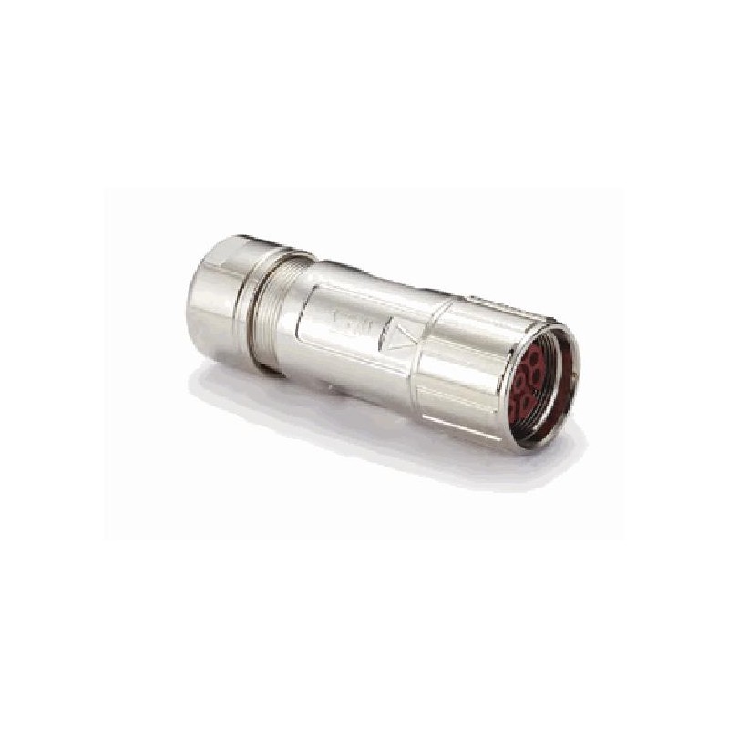 Connecteur femelle M23, 5 pol.,  IP67, 30A, blindé